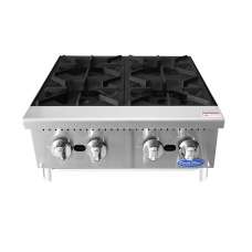 Atosa ACHP-4-LP 24 inch 4 Burner Propane Gas Hot Plate